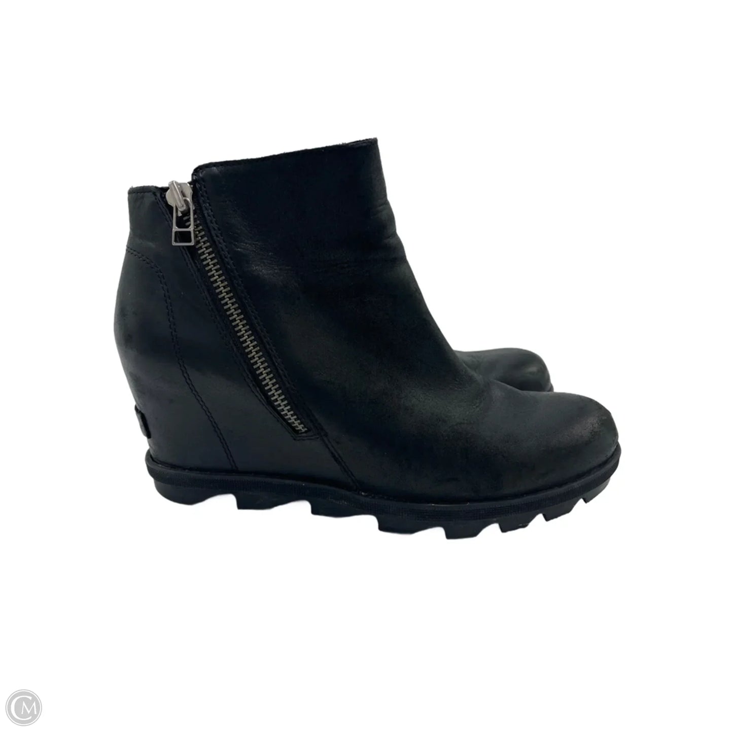 Boots Ankle Heels By Sorel In Black, Size: 10