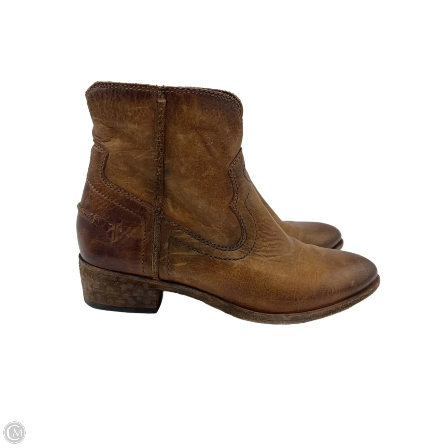 Boots Designer By Frye In Brown, Size: 6.5