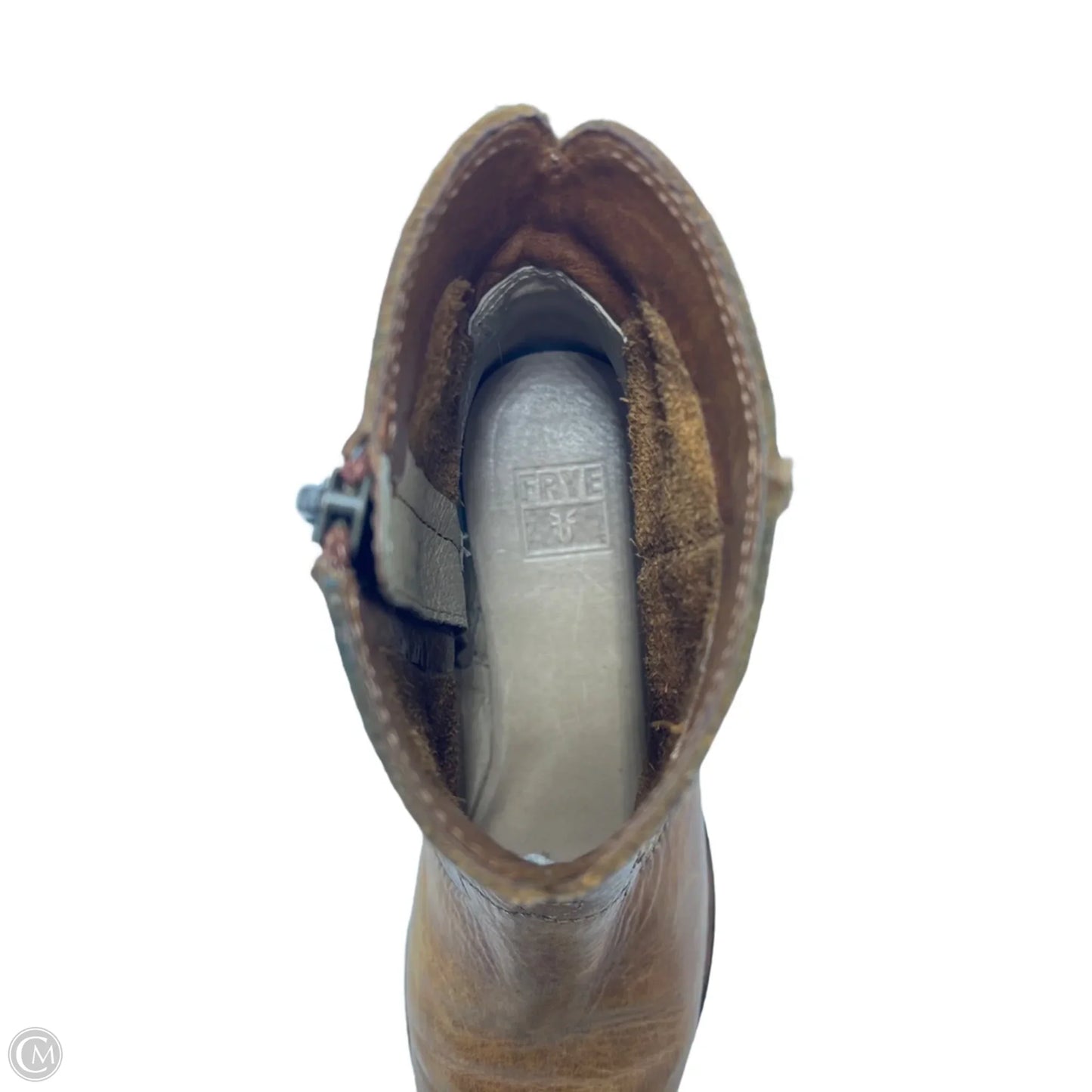 Boots Designer By Frye In Brown, Size: 6.5