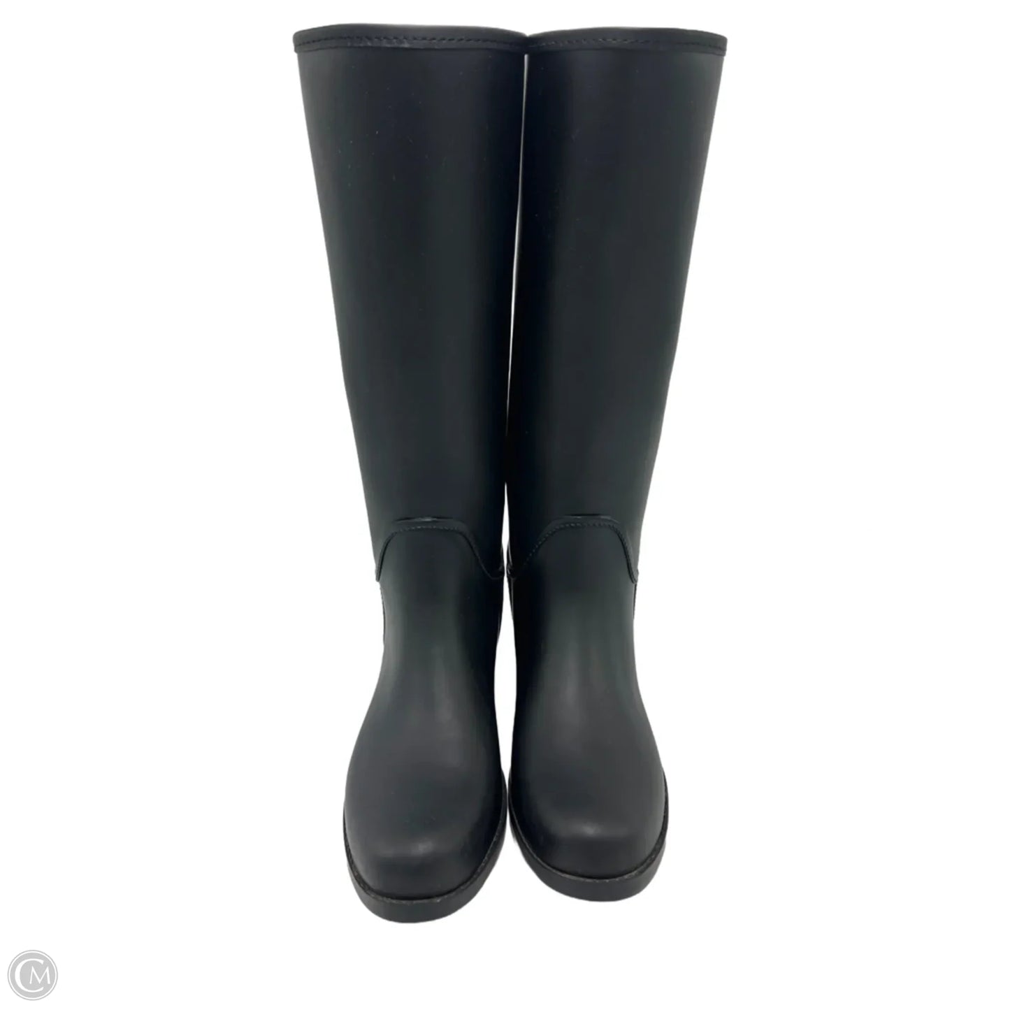 Coach Tristee Designer Rainboot In Black, Size: 9