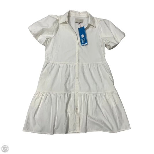 Brochu Walker Mini Havana Designer Dress In White, Size: M