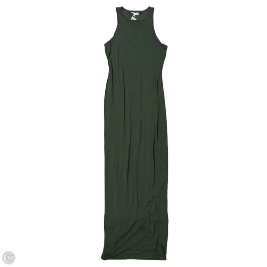 Dress Casual Maxi By Good American In Green, Size: Xs
