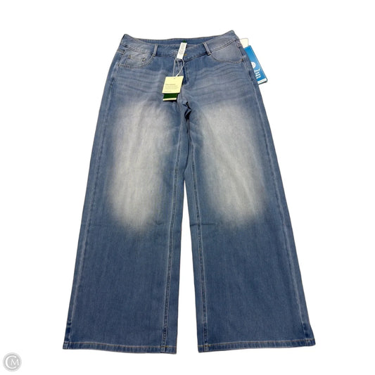 New! Jeans Wide Leg By Halara In Blue Denim, Size: M