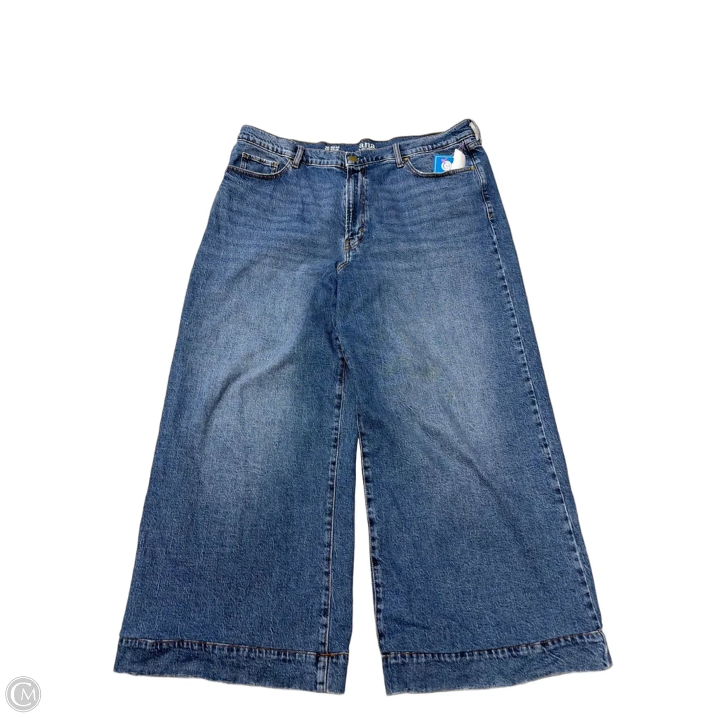 Jeans Wide Leg By Ana In Blue Denim, Size: 20