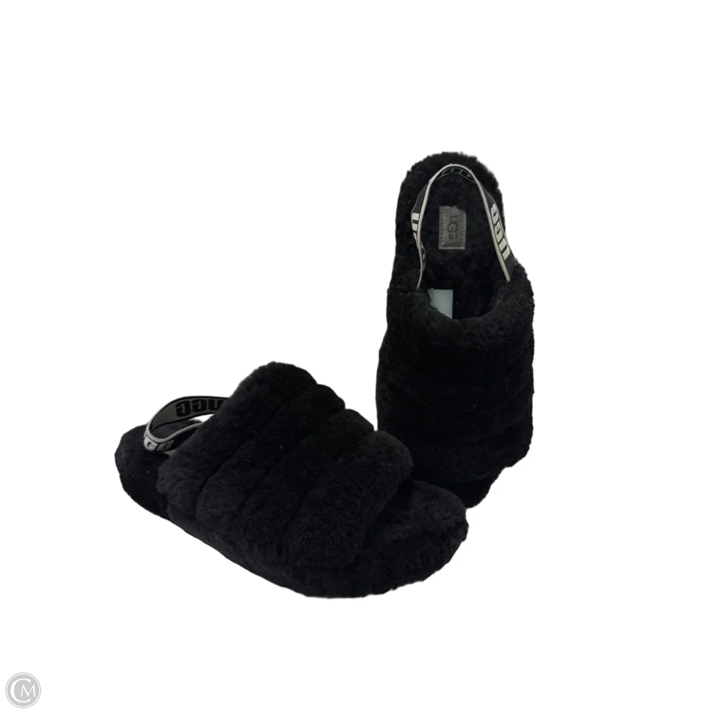 Slippers Designer By UGG In Black, Size: 10