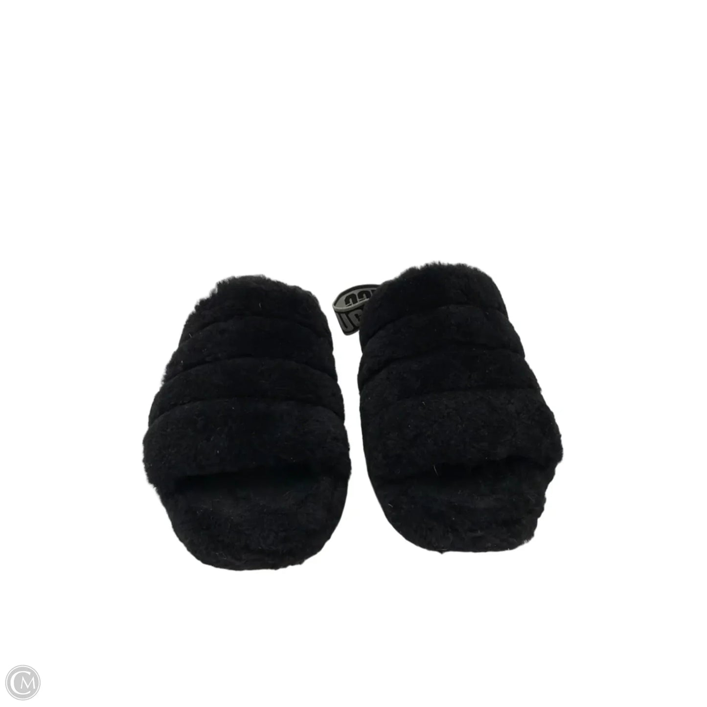 Slippers Designer By UGG In Black, Size: 10