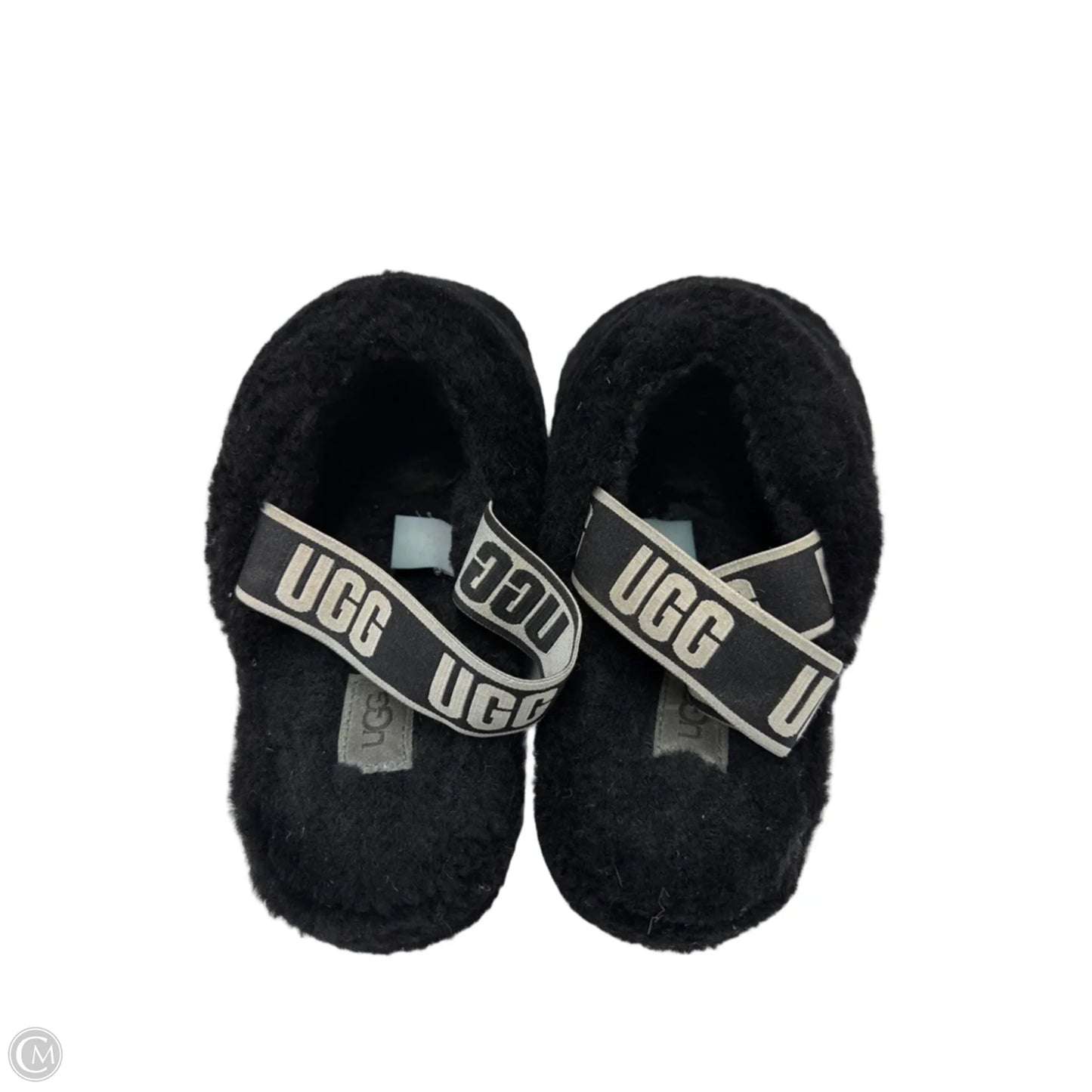 Slippers Designer By UGG In Black, Size: 10