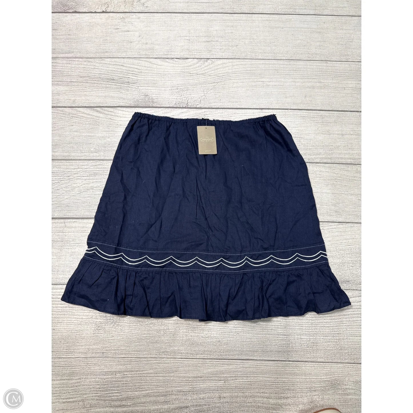 New! Skirt Mini & Short By Anthropologie In Navy, Size: L