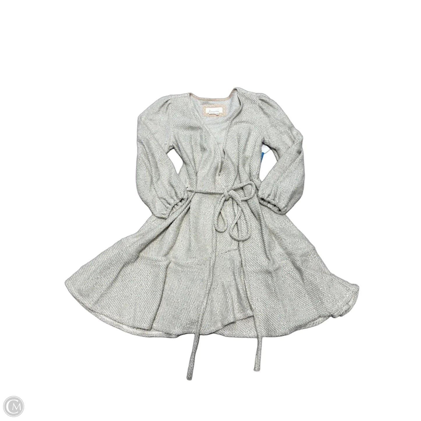 Dress Casual Short By Anthropologie In Grey & White, Size: Sp