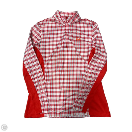 Top Long Sleeve By Peter Millar In Multi-colored, Size: M