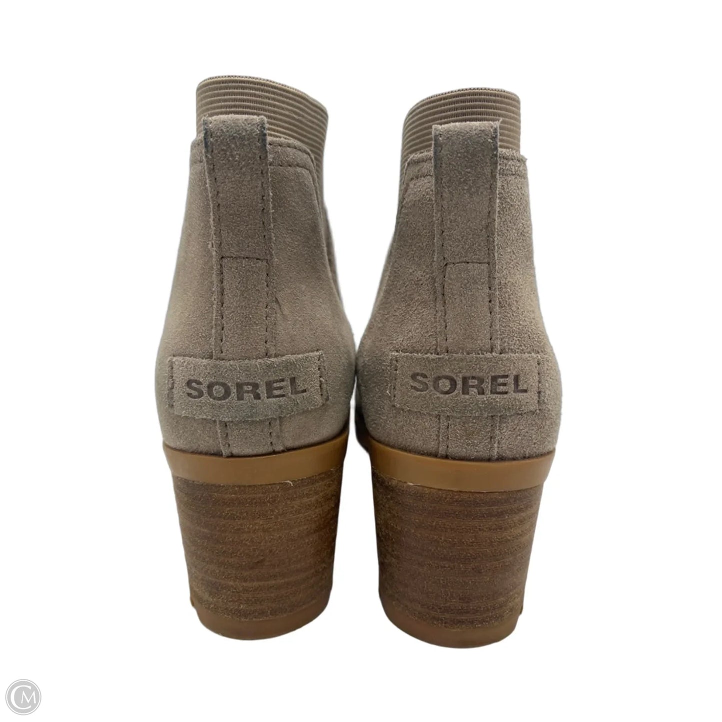 Boots Designer By Sorel In Taupe, Size: 7.5