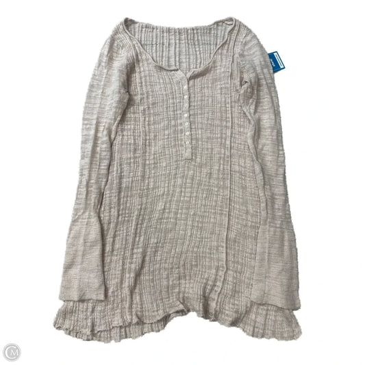 Top Long Sleeve By Free People In Pink, Size: M