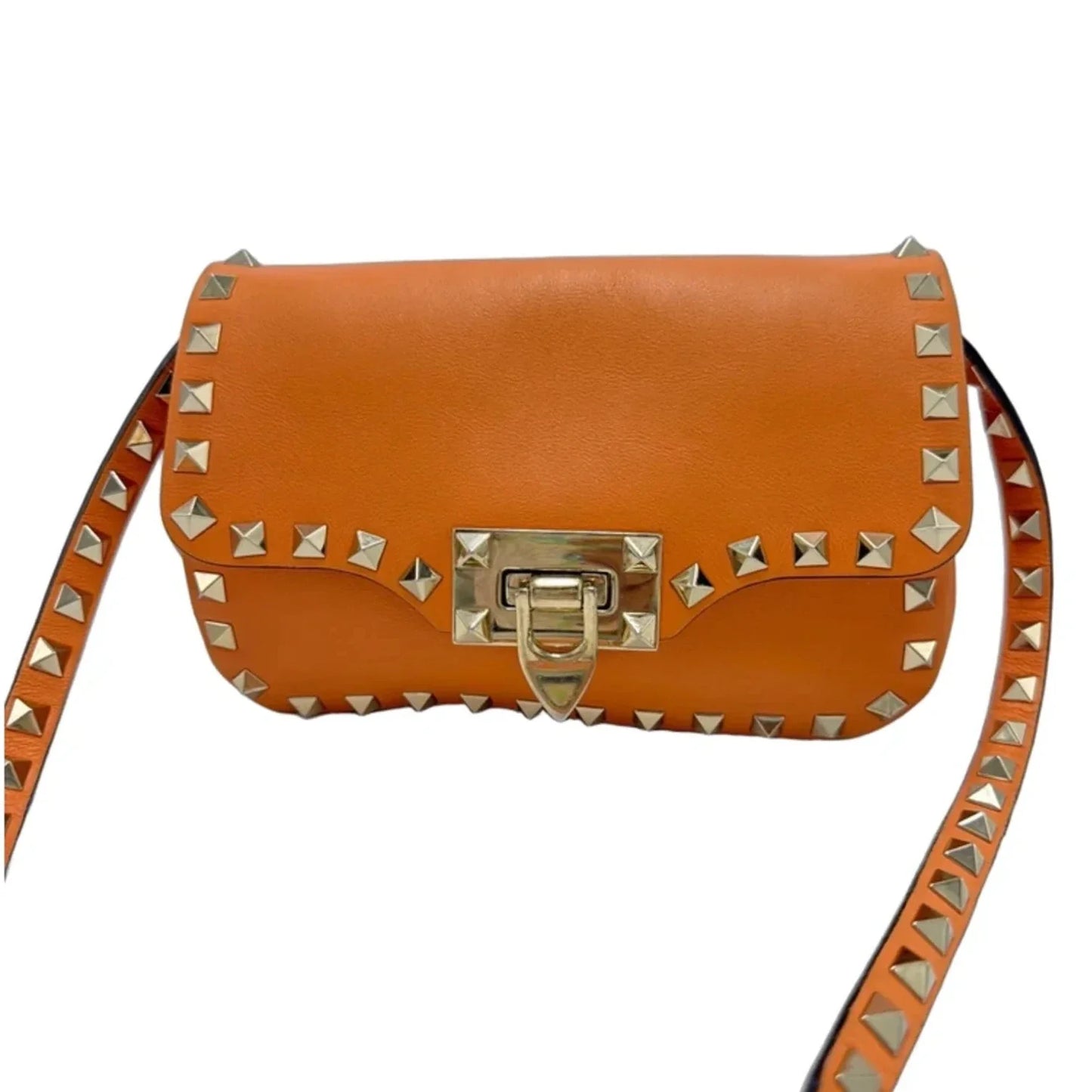 Valentino-Garavani Rockstud Flap Crossbody Luxury Handbag