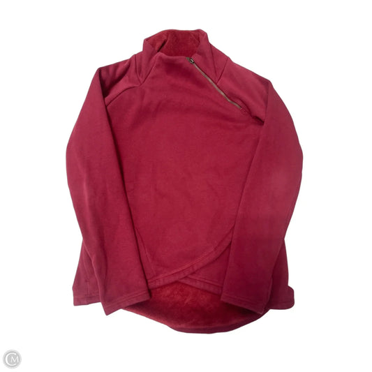 Athletic Sweatshirt Collar By Athleta In Red, Size: Sp