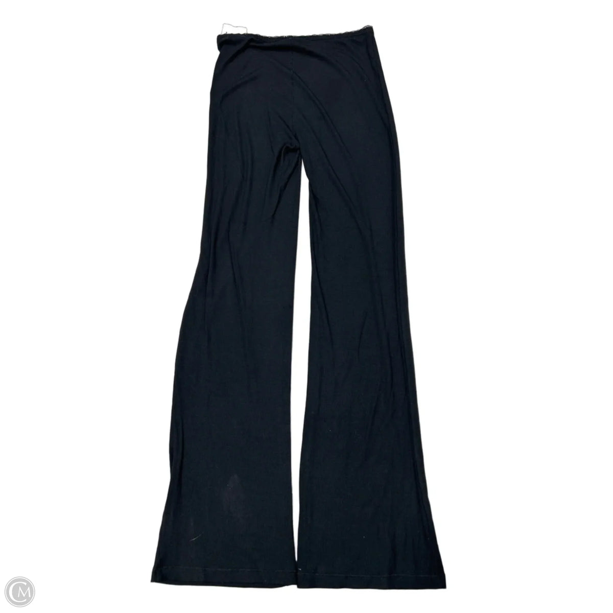 SKIMS Black Wide-Leg Lounge Pants Size M