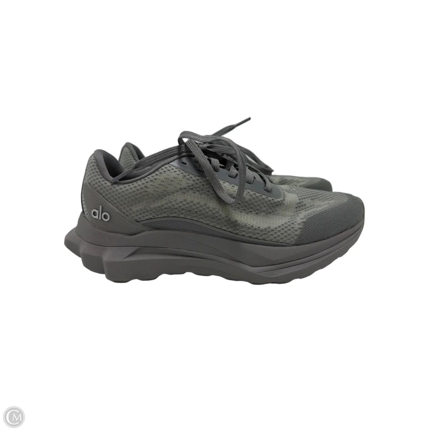 Alo Runner Athletic Shoes In Grey, Size: 8