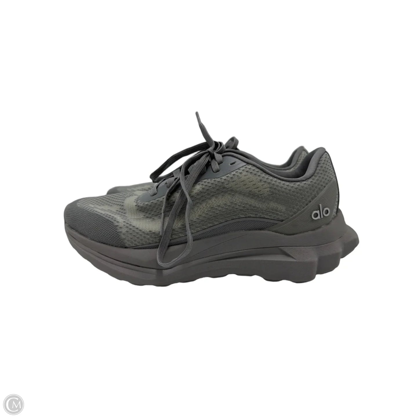 Alo Runner Athletic Shoes In Grey, Size: 8