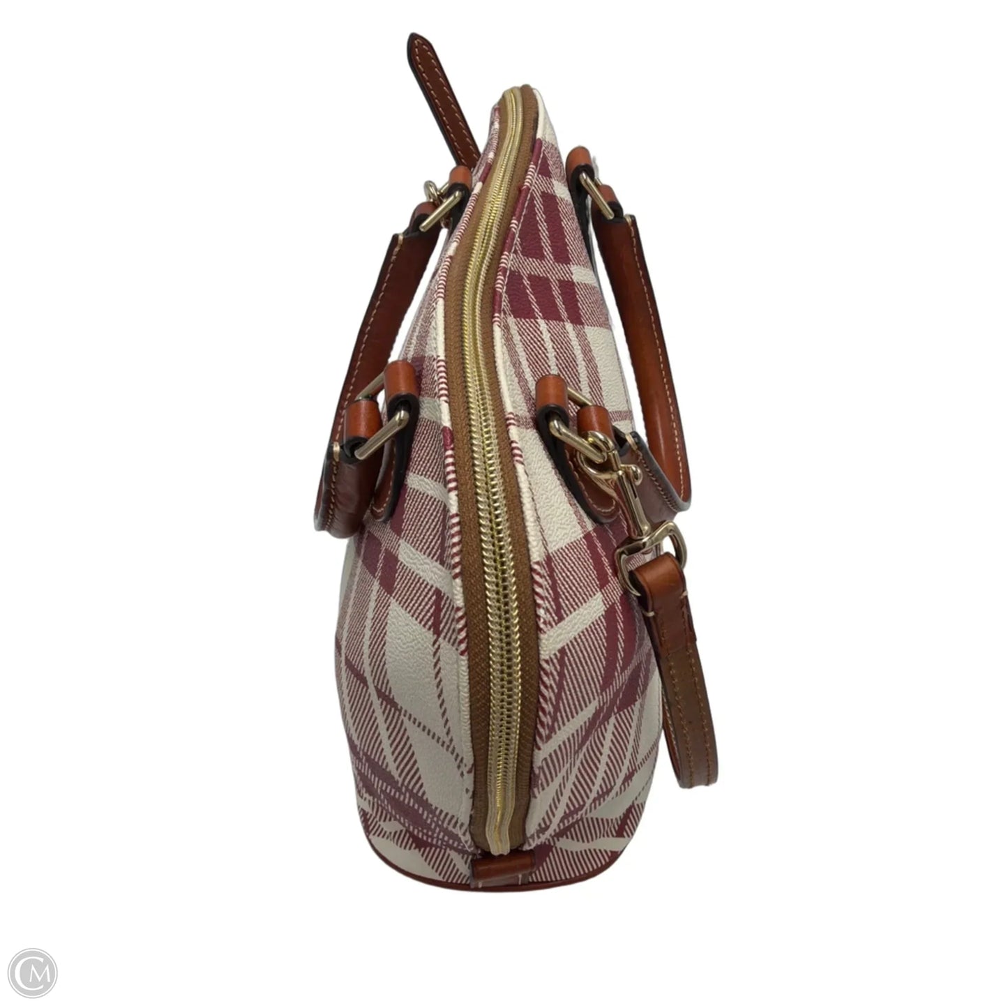 Dooney And Bourke Harding Zip Designer Satchel Handbag