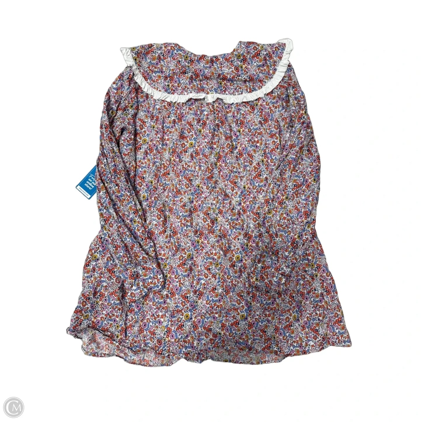 Dress Casual Short By Anthropologie In Floral Print, Size: L