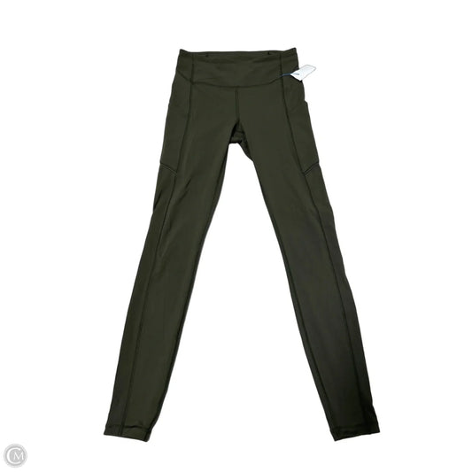 Athletic Leggings By Lululemon In Green, Size: S