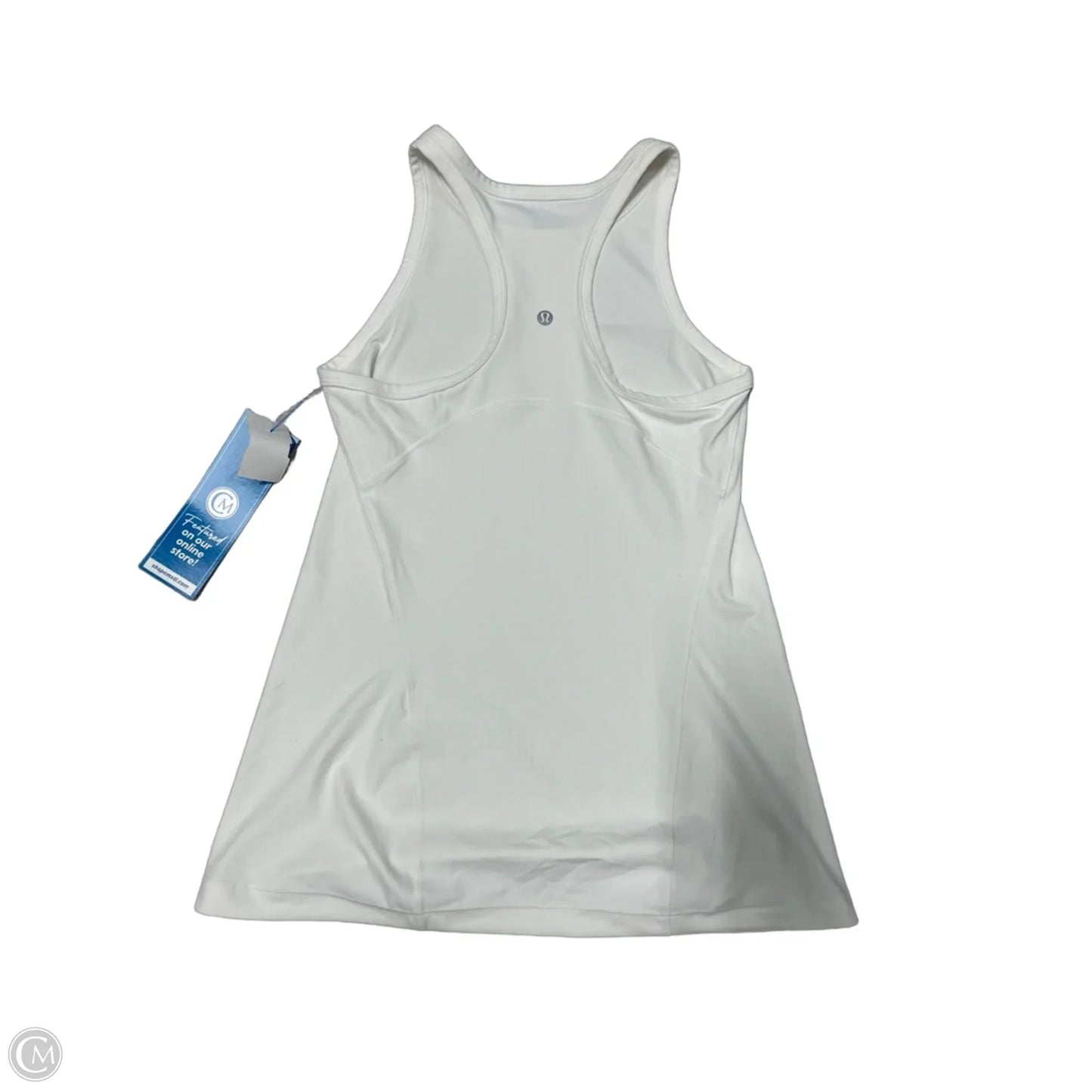 Athletic Tank Top By Lululemon In White, Size: L