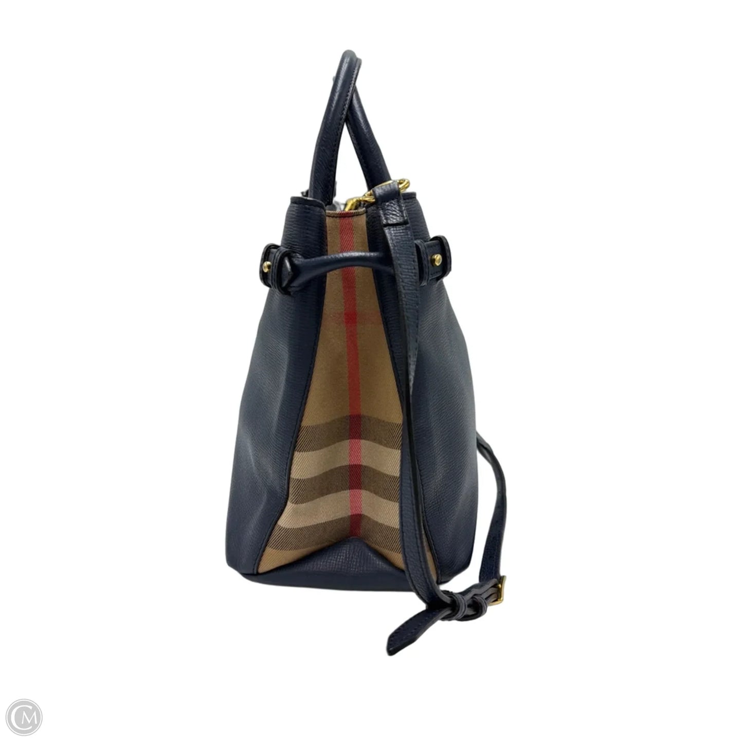 Burberry House Check Banner Luxury Tote Handbag