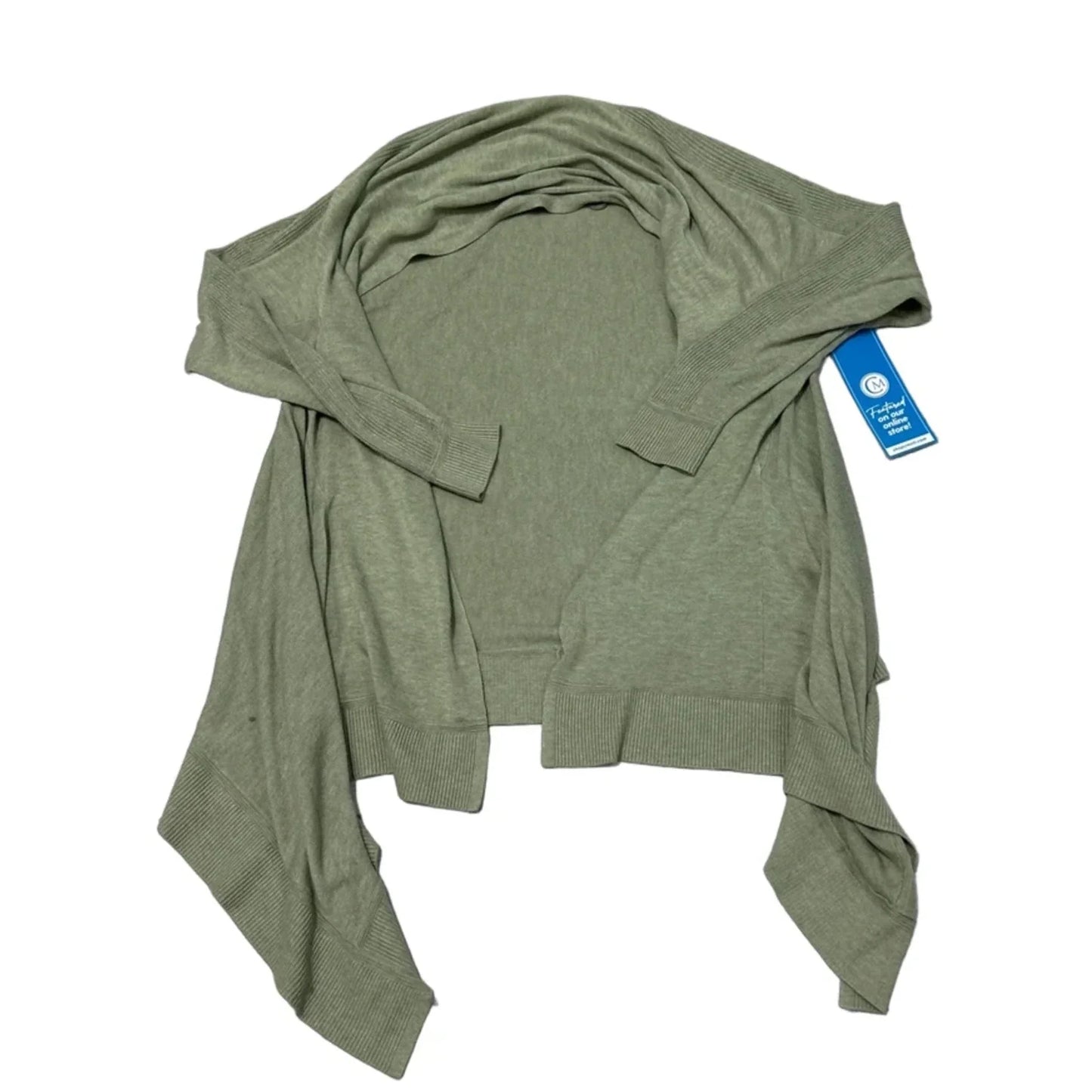 Sweater Cardigan By Lululemon In Green, Size: M