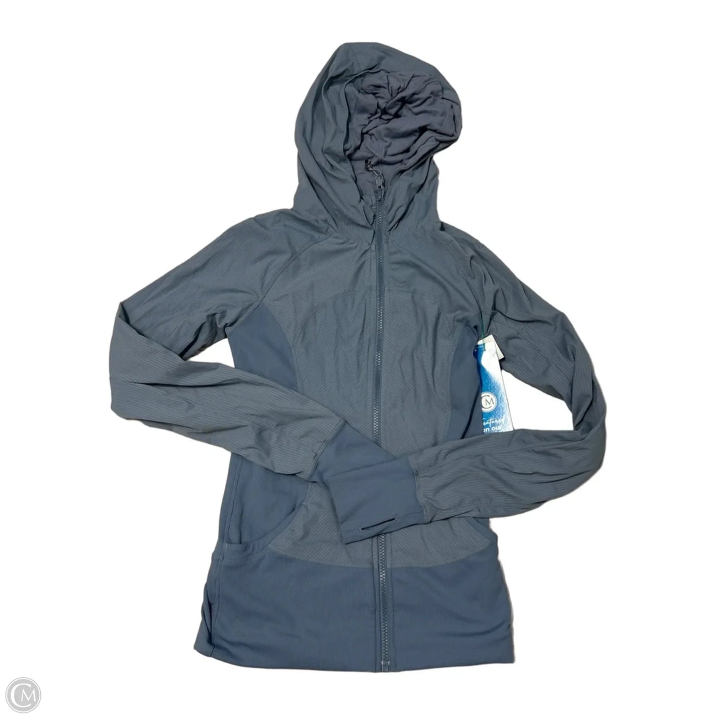 Athletic Jacket By Lululemon In Blue, Size: S