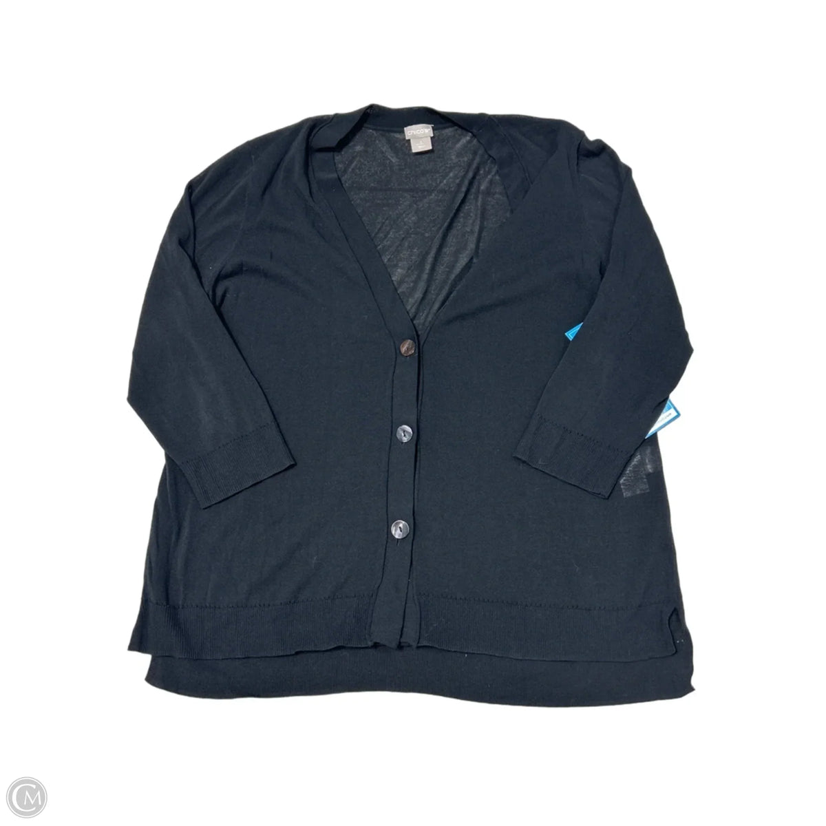 Cardigan By Chicos In Black, Size: L