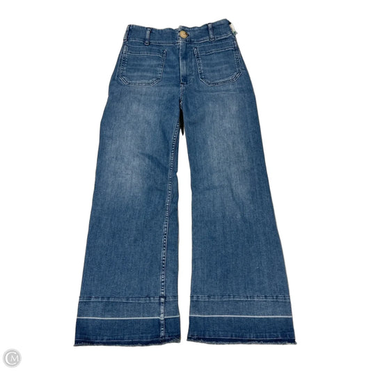 Jeans Flared By Maeve In Blue Denim, Size: 4