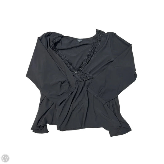 Top Long Sleeve By Torrid In Black, Size: 4x