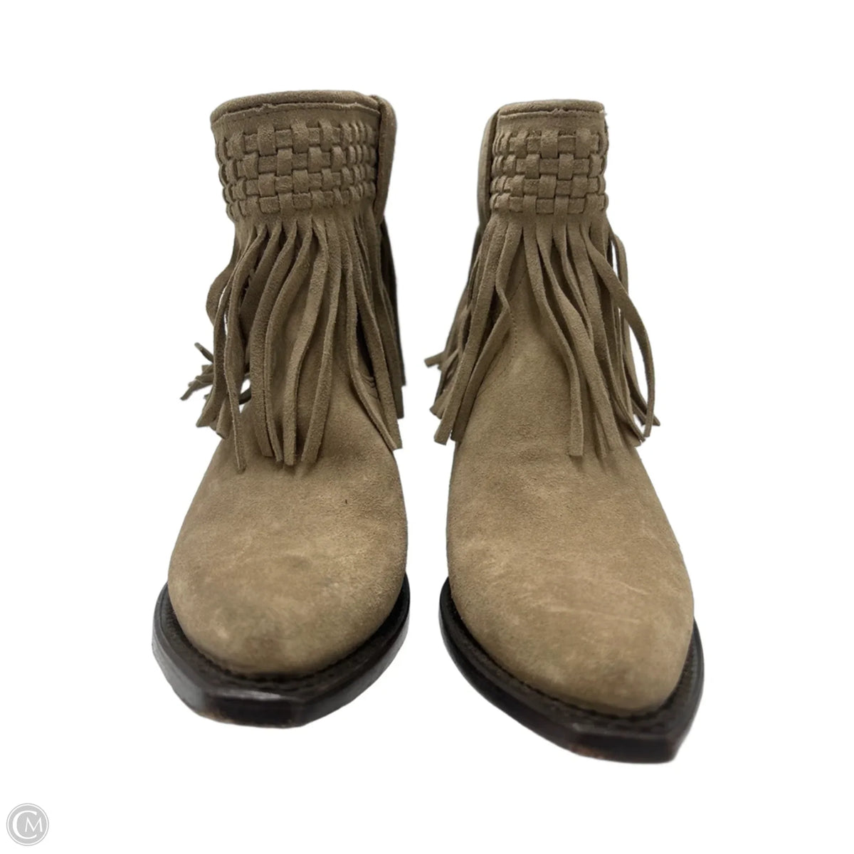 Boots Designer By Frye In Tan, Size: 8