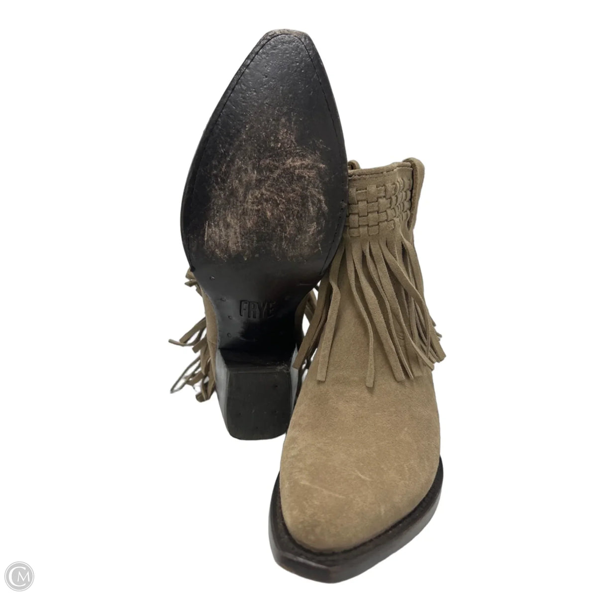 Boots Designer By Frye In Tan, Size: 8