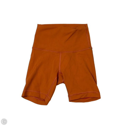 Athletic Shorts By Lululemon In Orange, Size: 0