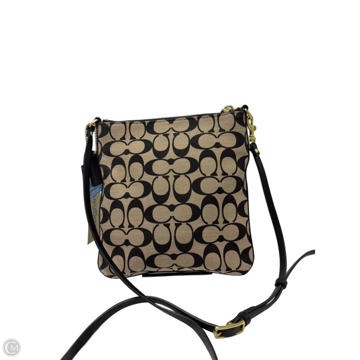 Coach North / South Signature Designer Handbag