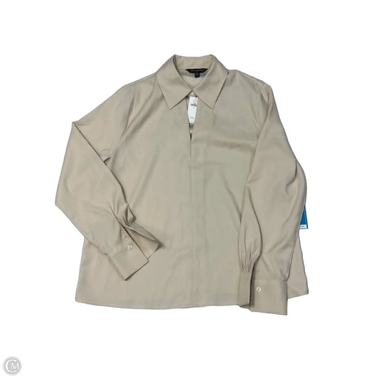 New! Top Long Sleeve By Banana Republic In Tan, Size: M