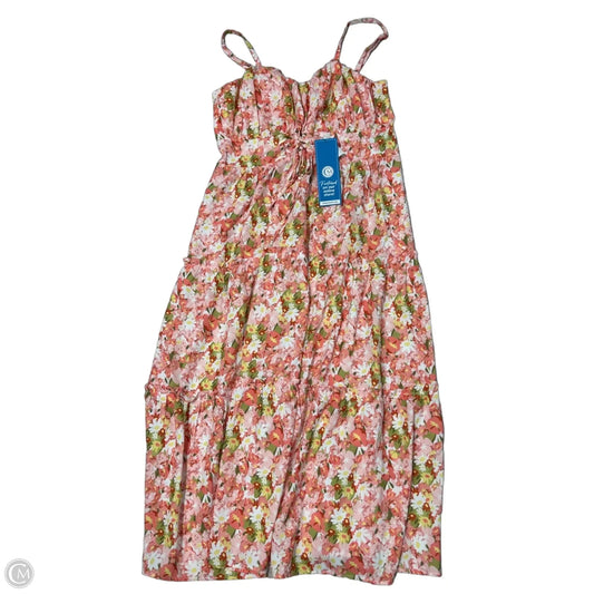 New! Dress Casual Midi By Grace Karin In Floral Print, Size: Xl