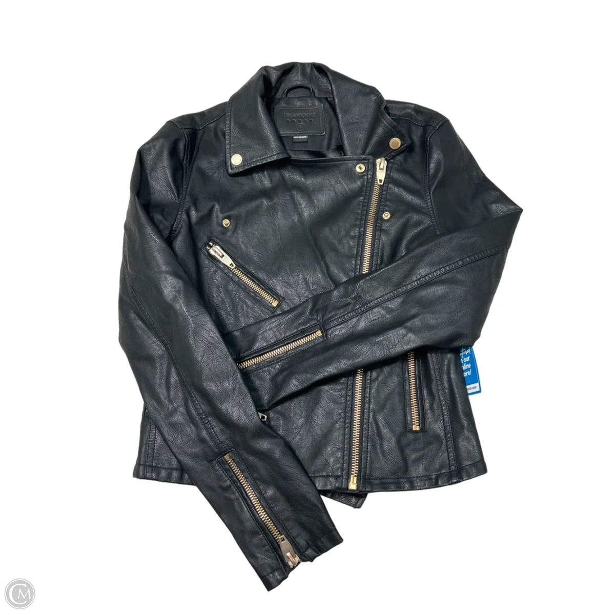 BLANKNYC Black Leather Moto Jacket Size S