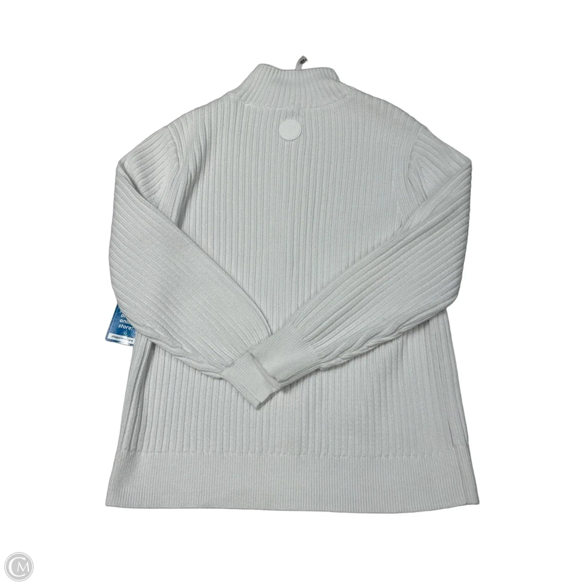 Talbots Cardigan Sweater in White, Size L