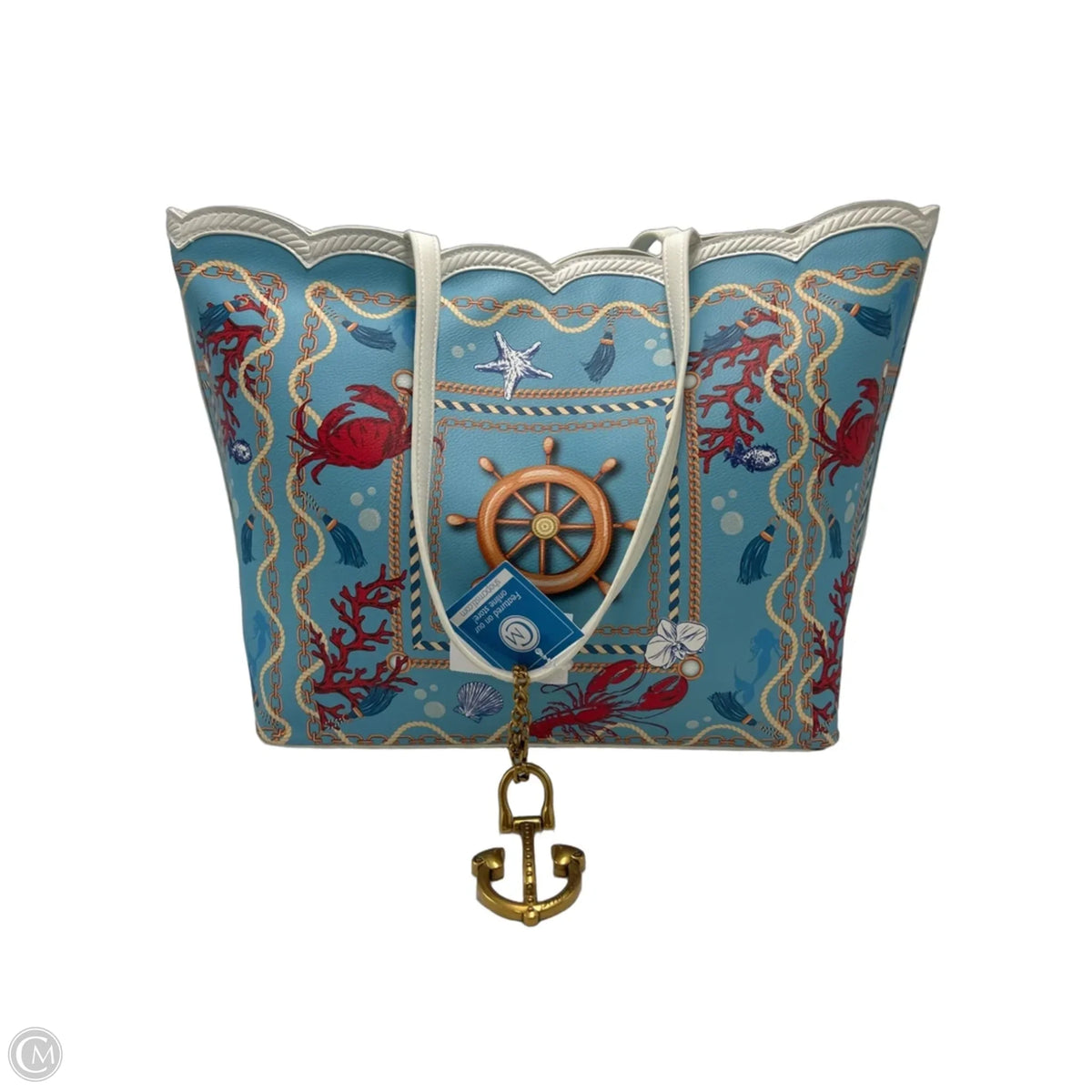 Betsey Johnson Tote Bag in Nautical Print