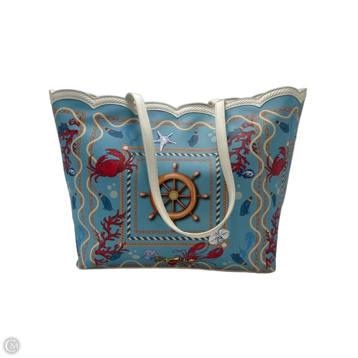 Betsey Johnson Tote Bag in Nautical Print