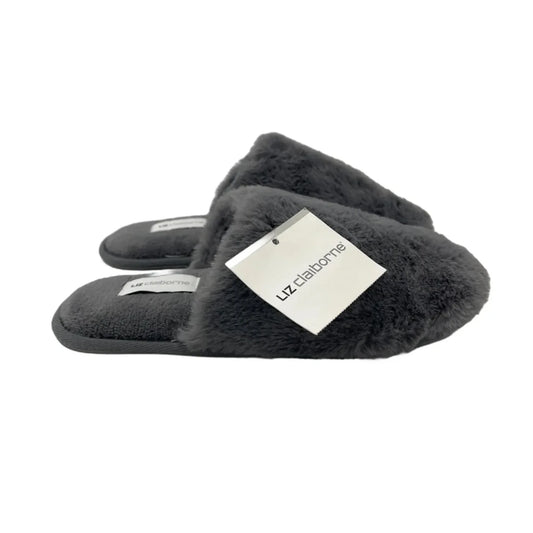New! Slippers By Liz Claiborne In Grey, Size: 6