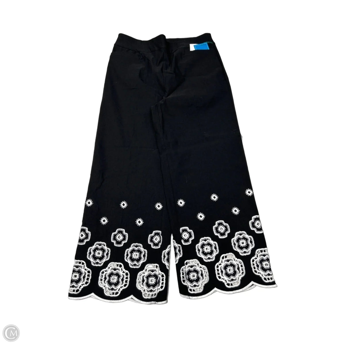 Truth Linen Pants in Black & White, Size M