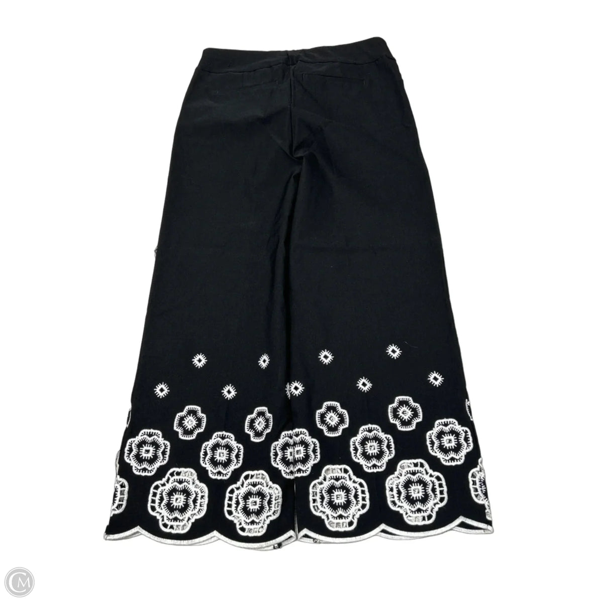 Truth Linen Pants in Black & White, Size M