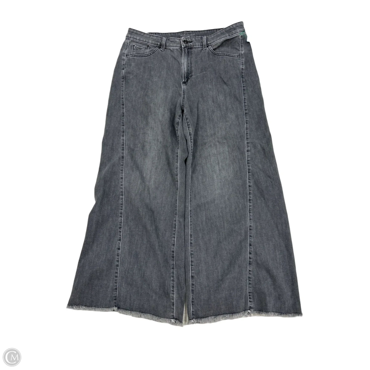 Chico's Wide-Leg Jeans in Grey, Size 14P