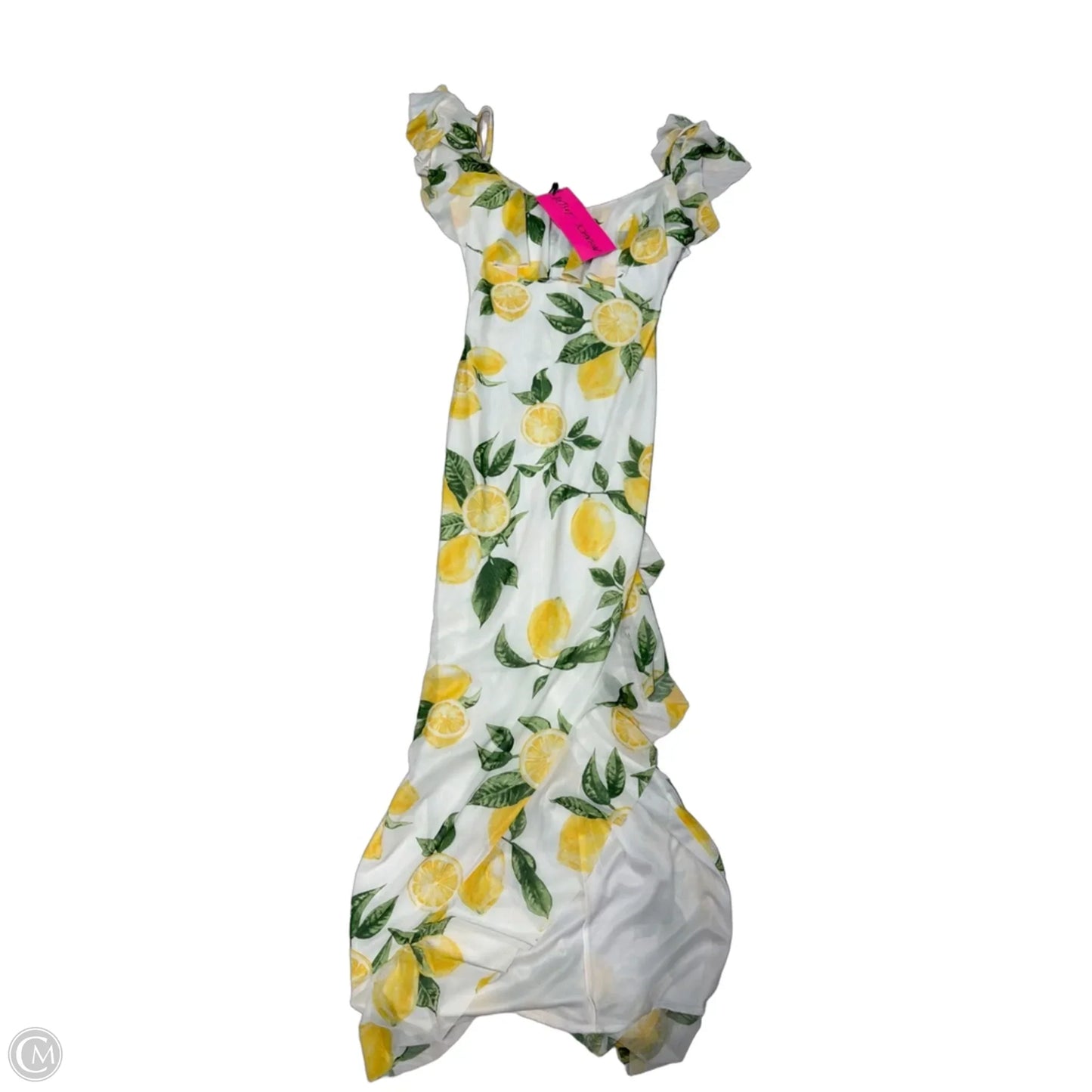 Dress Party Long By Betsey Johnson In White, Size: S