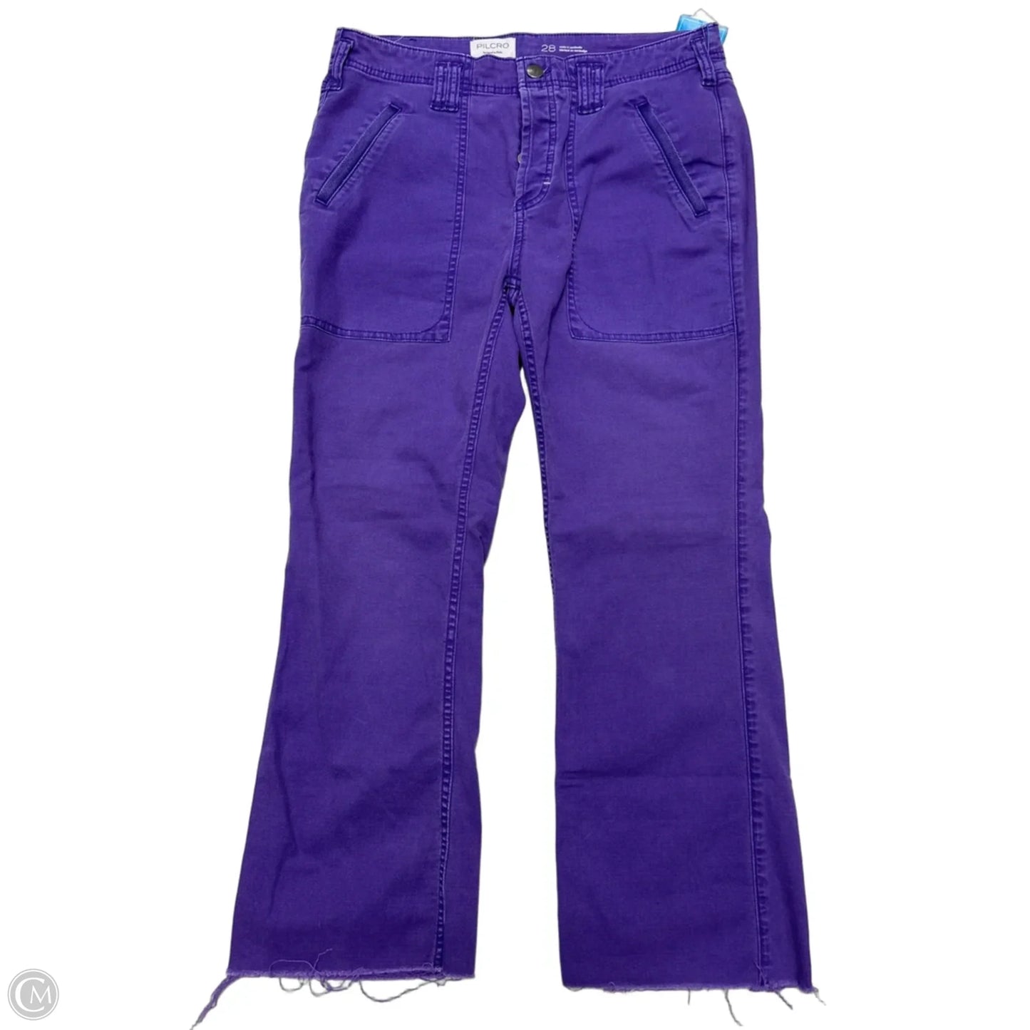 Pants Cropped By Pilcro In Purple, Size: 6