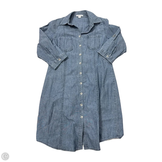 Dress Casual Midi By Coldwater Creek In Blue, Size: Mp