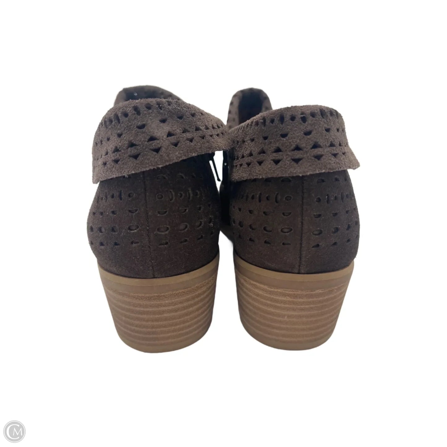 Boots Ankle Heels By Crown Vintage In Brown, Size: 7