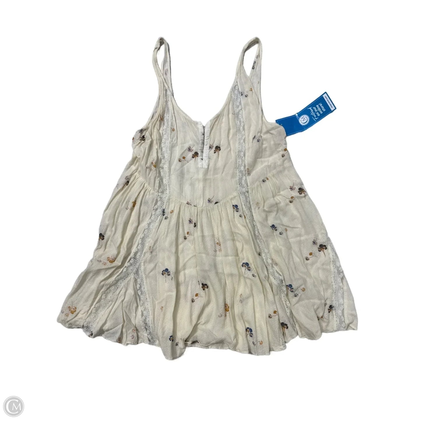 Top Sleeveless By Free People In Cream, Size: M